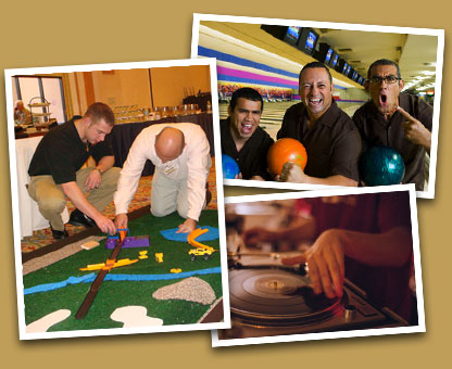 Bowling, Golf Parties, Disc Jockeys