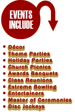 Our Events Include